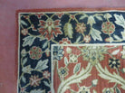 2' 6" X 9' 4" Vintage Machine Made Turkey Floral Oushak Wool Runner Rug Nice - Jewel Rugs