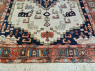 6' X 9' Vintage Handmade India Geometric Oriental Rug Wool Hand Knotted Carpet - Jewel Rugs