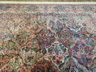 8' 8" X 12' Karastan Multicolor Panel Kirman # 717 Wool Rug American Beauty - Jewel Rugs