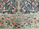 6' X 9' Vintage Hand Made Pakistan Floral Wool Rug Carpet Tree Of Life Detail - Jewel Rugs