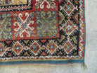 3.5' X 5' Vintage Handmade Hand-knotted Moroccan Urban Rabat Accent Throw Wool Rug - Jewel Rugs