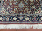 4' X 6' Vintage Handmade Pakistan Floral Oriental Wool Rug Carpet Fine Weave - Jewel Rugs