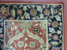 2' 6" X 9' 4" Vintage Machine Made Turkey Floral Oushak Wool Runner Rug Nice - Jewel Rugs