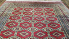 7' X 11' Vintage Handmade Fine Bokhara Turkoman Yamud Pakistan Wool Rug Nice - Jewel Rugs