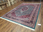 6' X 9' Vintage Authentic Top Quality Handmade Indo Persian Bijar Wool Rug Herati Geometric Pattern Veg Dyes Nice Unique - Jewel Rugs