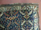 2'2" X 2'3" Antique Handmade Indian Bagface Rug Wool Oriental Small Rug Mat - Jewel Rugs