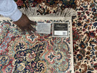 8.8 x 10.6 Karastan Rug Floral Kirman #742, Wool Karastan Carpet, Vintage Karastan Rugs, Original 700 Series, Discontinued, Oriental Rug - Jewel Rugs