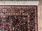 5.9 x 9 Karastan Rug Red Sarouk Rug #785, Karastan Wool Rug, Karastan Carpet, Original 700 Series Vintage Karastan Oriental Rug Discontinued - Jewel Rugs