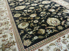 8' 9" X 12' 3" Vintage Turkish Rug Turkey Machine Made Black Nice - Jewel Rugs