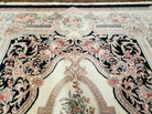 8' 7" X 11' 5" Chinese Handmade Wool Rug Aubusson Savonnerie Silk Accent Beauty - Jewel Rugs