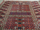 4' X 4' Antique Handmade Fine Tekkeh Turkoman Engsi Hatchli 4 Seasons Wool Rug - Jewel Rugs