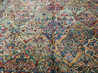 8' 8" X 12' Karastan Multicolor Panel Kirman # 717 Wool Rug American Beauty - Jewel Rugs