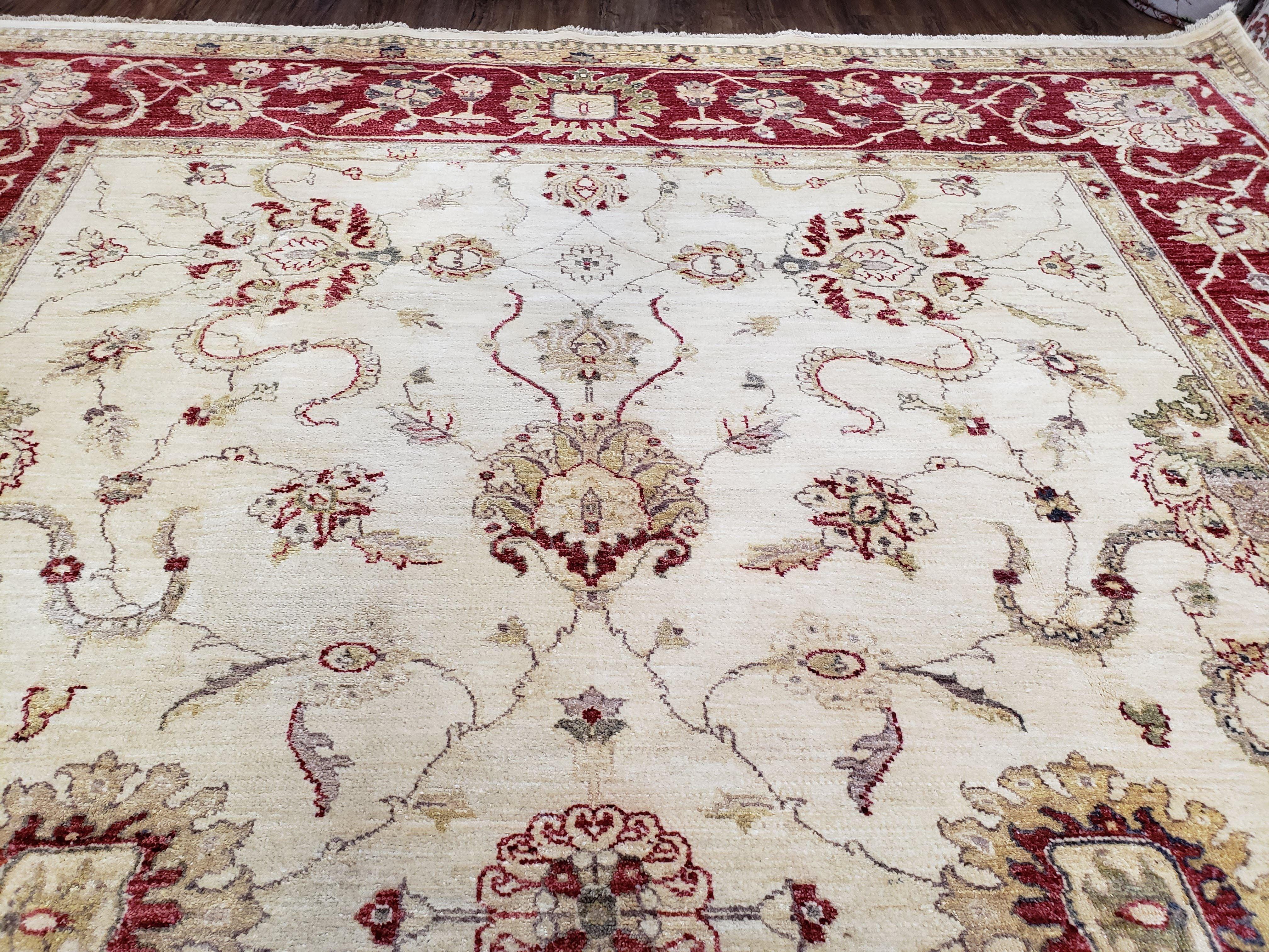 9x12 Rug, Peshawar Rug, Room Sized Rug, Pakistani Rug, Oushak Rug, Vintage Rug, Dining Room Rug, 9x12 Area Rugs, Neutral Rug, Nursery Decor - Jewel Rugs