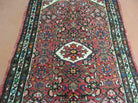 2.5' X 4' Vintage Red Handmade Indian Floral Oriental Rug - Jewel Rugs