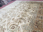 9' X 12' Vintage Handmade Turkish Oushak Tea Washed Wool Rug Carpet Nice - Jewel Rugs