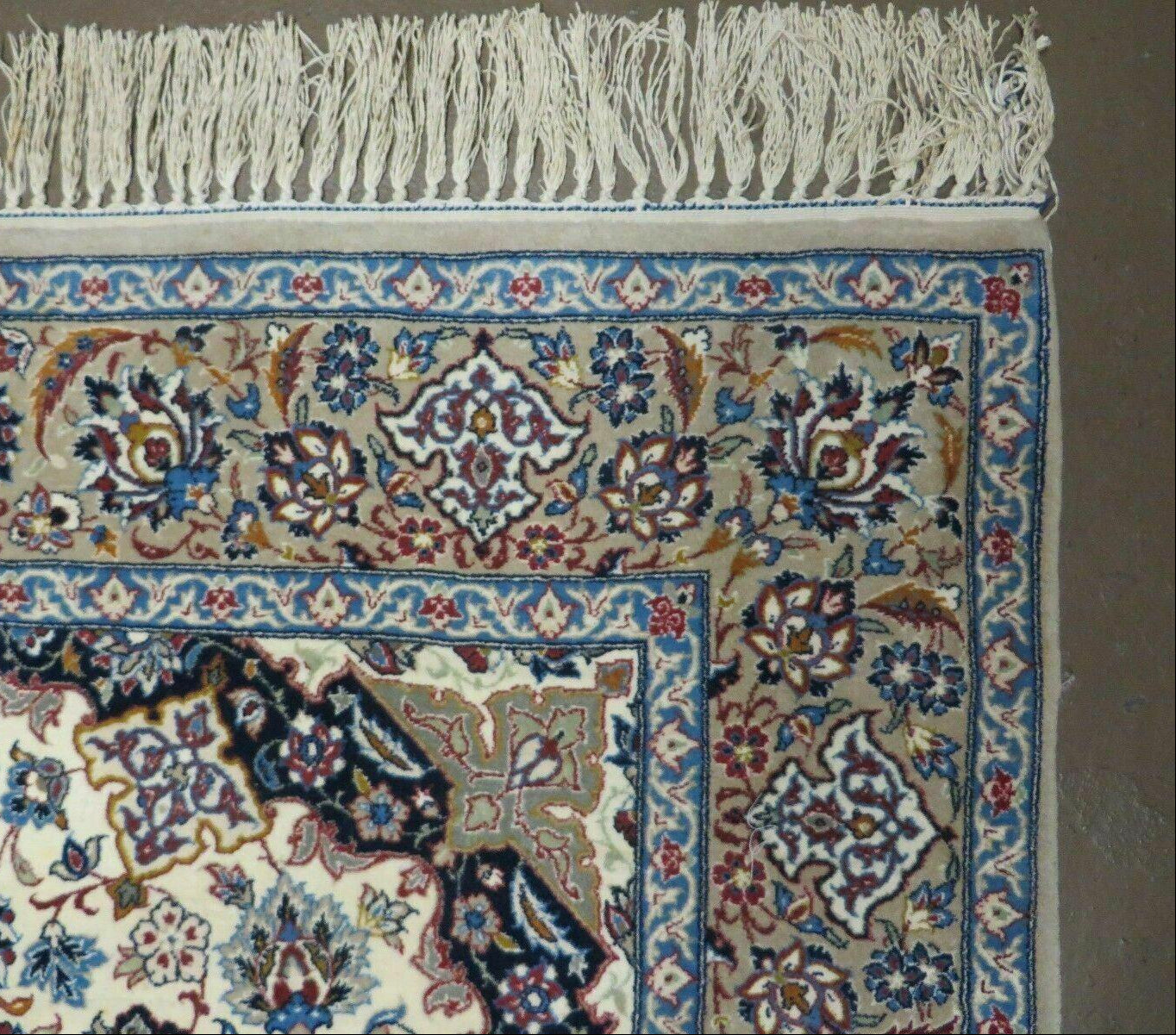 4' X 6' Very Fine Handmade Oriental Wool Silk Accent Rug Hand Knotted Beauty - Jewel Rugs