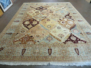 8' X 10' Vintage Handmade Turkish Oushak Multi Panel Wool Rug Carpet Decorative - Jewel Rugs