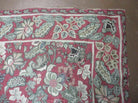 6' X 9' Vintage Indian Embroidery Hand Stitched Asmara Kashmir Rug Wool Nice - Jewel Rugs