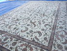 10' X 14' Handmade Oriental Wool Rug Silk Accents Floral Carpet - Jewel Rugs