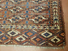 31" X 48" Antique Handmade Yamud Turkoman Yomud Chuval Wool Rug Carpet Nice - Jewel Rugs