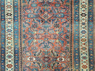 3' 8" X 11' Antique Handmade Turkish Wool Rug Veg Dye Runner Nice Rusted Red - Jewel Rugs