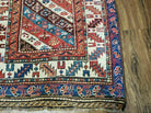 3' 5" X 8' 4" Antique Handmade Caucasian Wool Rug Runner Talesh Tribal Organic - Jewel Rugs