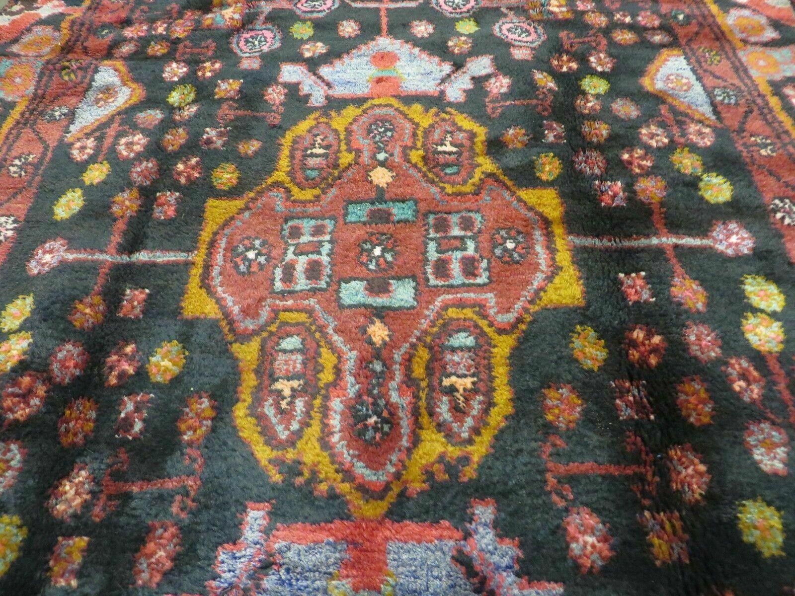 4' X 10' Antique Handmade Tribal Turkish Oriental Floral Wool Rug Organic Nice - Jewel Rugs