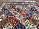 Semi Antique Persian Bakhtiari Rug, Wool, Hand-Knotted, 5'4" x 8' - Jewel Rugs