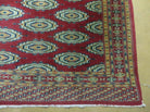 4' X 6' Vintage Handmade Bokhara Turkoman Pakistan Wool Rug Carpet Signed Nice - Jewel Rugs