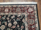 6' X 9' Vintage Oriental Fine Floral Handmade Wool Silk Rug Vegetable Dyes Nice - Jewel Rugs