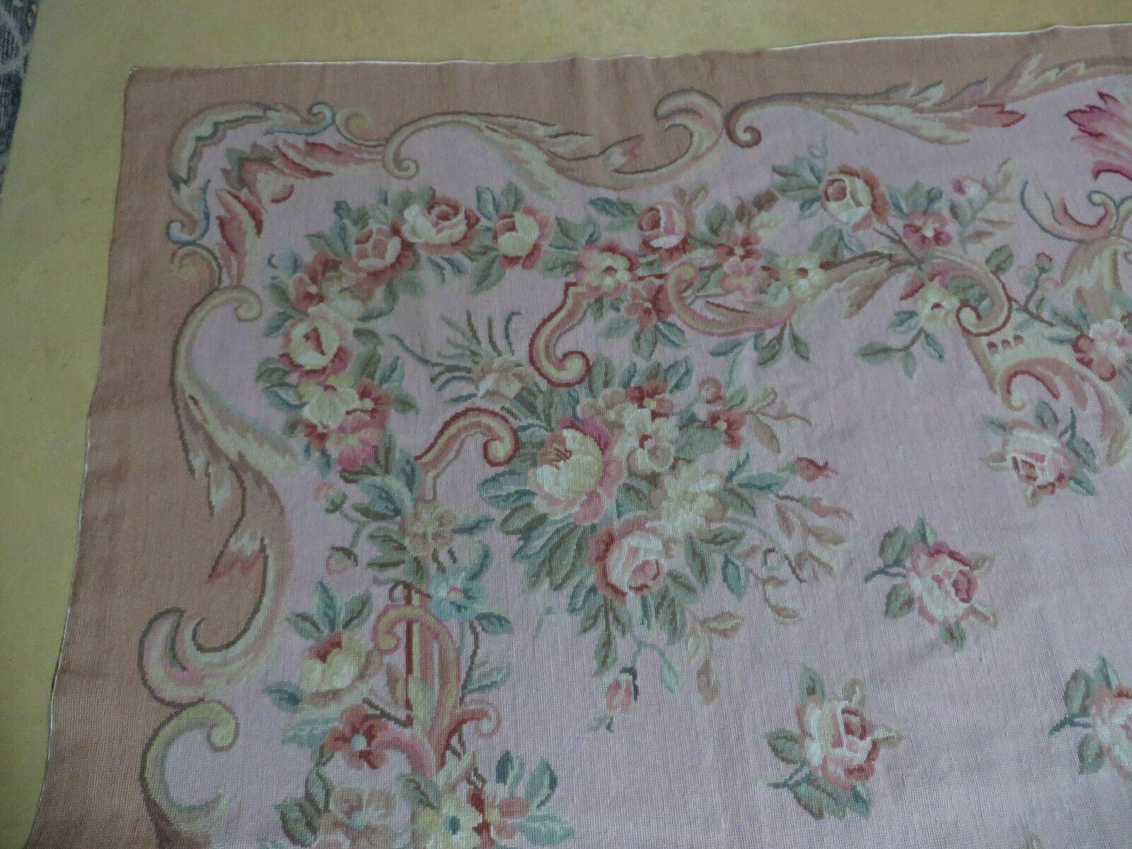 8' X 11' Handmade French Aubusson Savonnerie Design Needlepoint Rug Nice - Jewel Rugs