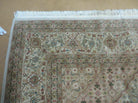 8' 7" X 11' 5" Vintage Handmade Pakistan Wool Rug Silk Accent Nice - Jewel Rugs