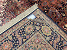 8.8 x 12 Karastan Heriz Rug #726, Vintage Karastan Wool Carpet, Hard to Find Discontinued Original 700 Series, Geometric Area Rug, Oriental - Jewel Rugs