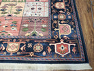 Karastan Rug 8'8" x 10' 6", Chahar Mahal Village Garden 605 Rug, Large Karastan Wool Area Rug, Vintage Karastan Carpet, Discontinued, Panel - Jewel Rugs