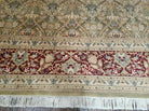 10' X 14' Magnificent Handmade Wool Rug Allover Transitional Goldish Green Wow - Jewel Rugs