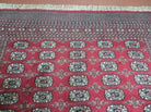 6' X 9' Vintage Handmade Bokhara Turkoman Pakistan Wool Rug Carpet Red Nice - Jewel Rugs