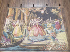 4' x 6' Tapestry French European Hand Loomed Victorian Beauty Easy Wall Hanging - Jewel Rugs