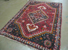 4' X 6' Antique Handmade Turkish Wool Veg Dyes Rug Organic Red Nice M10 - Jewel Rugs