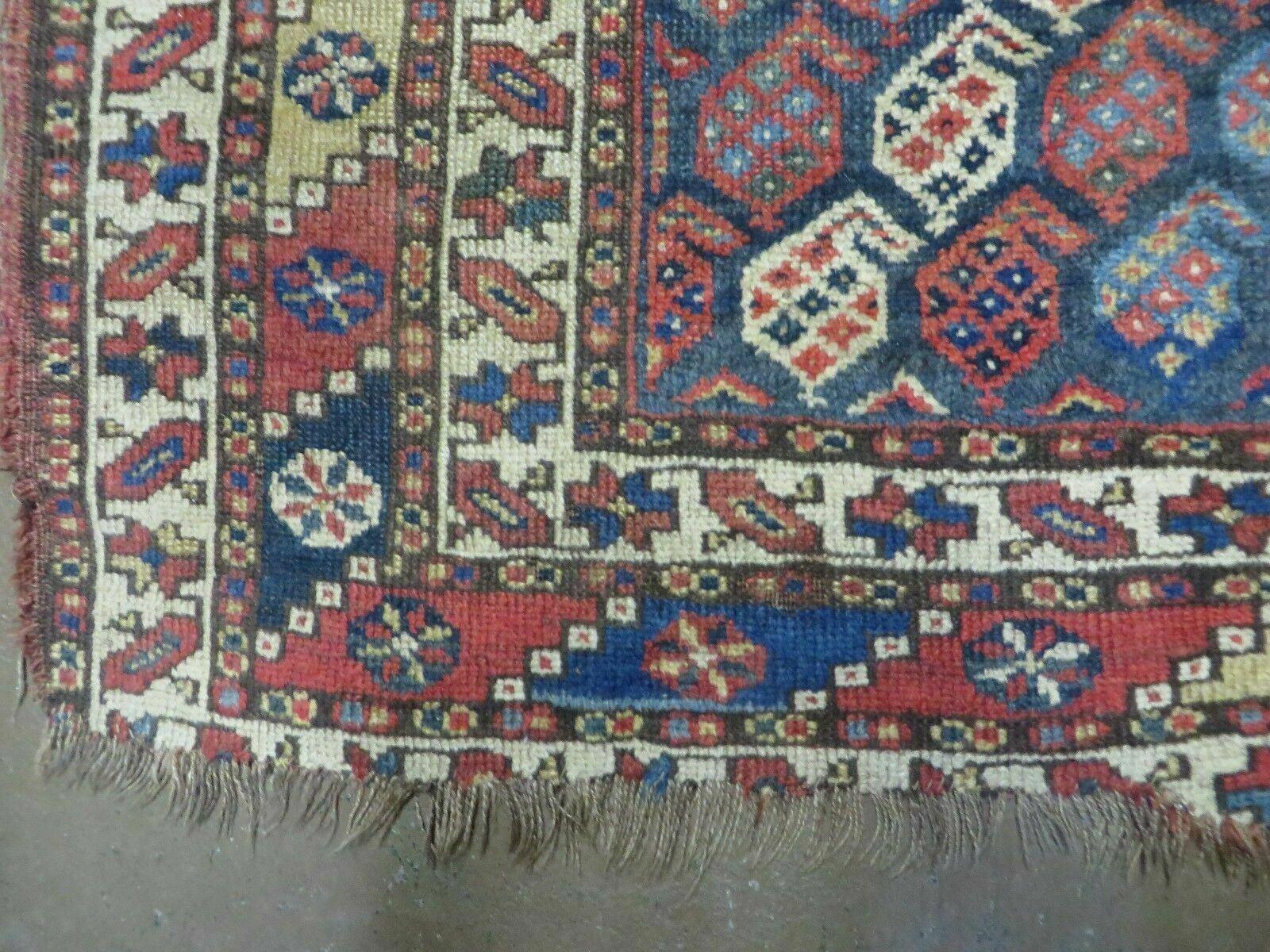 3' 5" X 7' Antique Handmade Caucasian Wool Rug Tribal Nice - Jewel Rugs