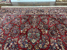 Karastan Rug Sarouk #785, Large Wool Karastan Carpet 8.8 x 15 ft, Original Collection 700 Series, Discontinued Vintage Karastan Rugs, Red - Jewel Rugs