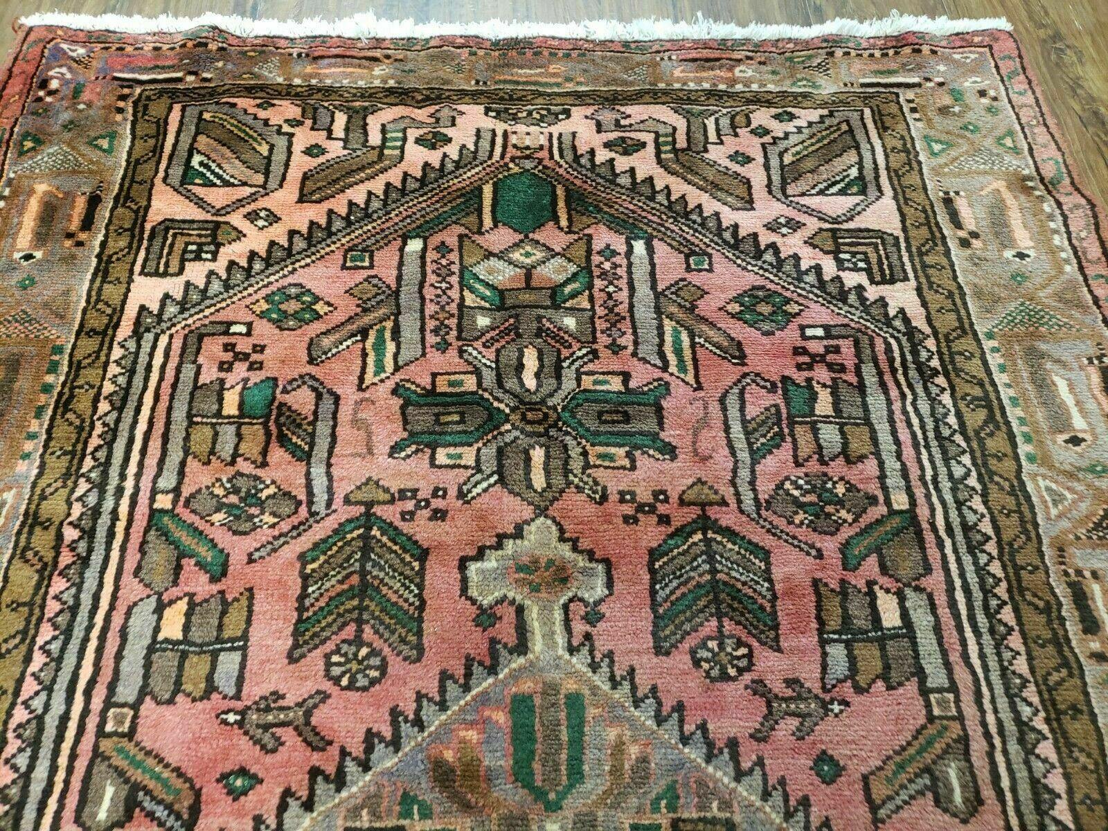 4' X 7' Antique Fine Handmade Pakistan Oriental Wool Rug Hand Knotted Carpet - Jewel Rugs