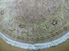 6' X 6' Round Handmade Fine Chinese Floral Oriental Silk Wool Rug Carpet Nice - Jewel Rugs