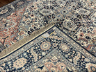 Karastan Rug 8.8 x 12 Blue Heriz #748, Wool Karastan Carpet, Discontinued Karastan Area Rug, Vintage Karastan Original Collection 700 Series - Jewel Rugs