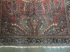 3' X 5' Antique 1920s Handmade India Floral Oriental Wool Rug Carpet Beauty Red - Jewel Rugs