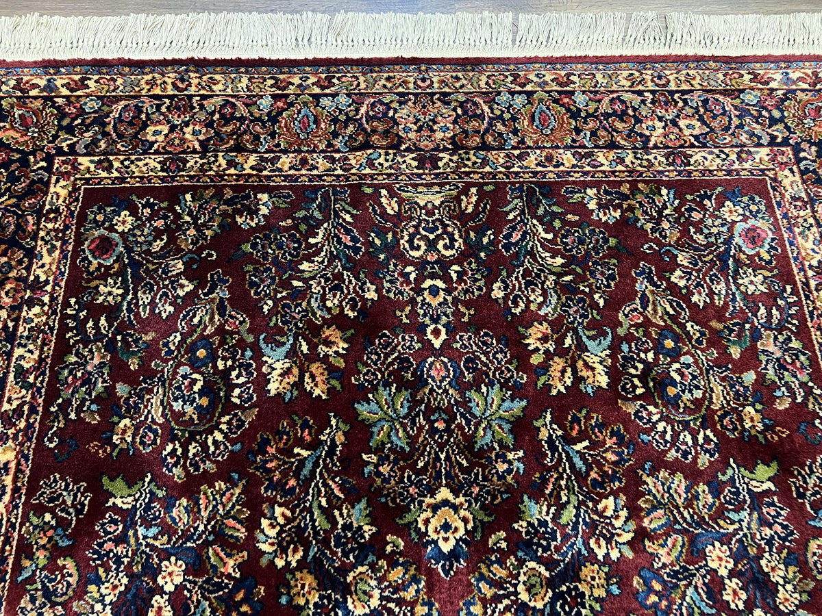 5.9 x 9 Karastan Rug Red Sarouk Rug #785, Karastan Wool Rug, Karastan ...