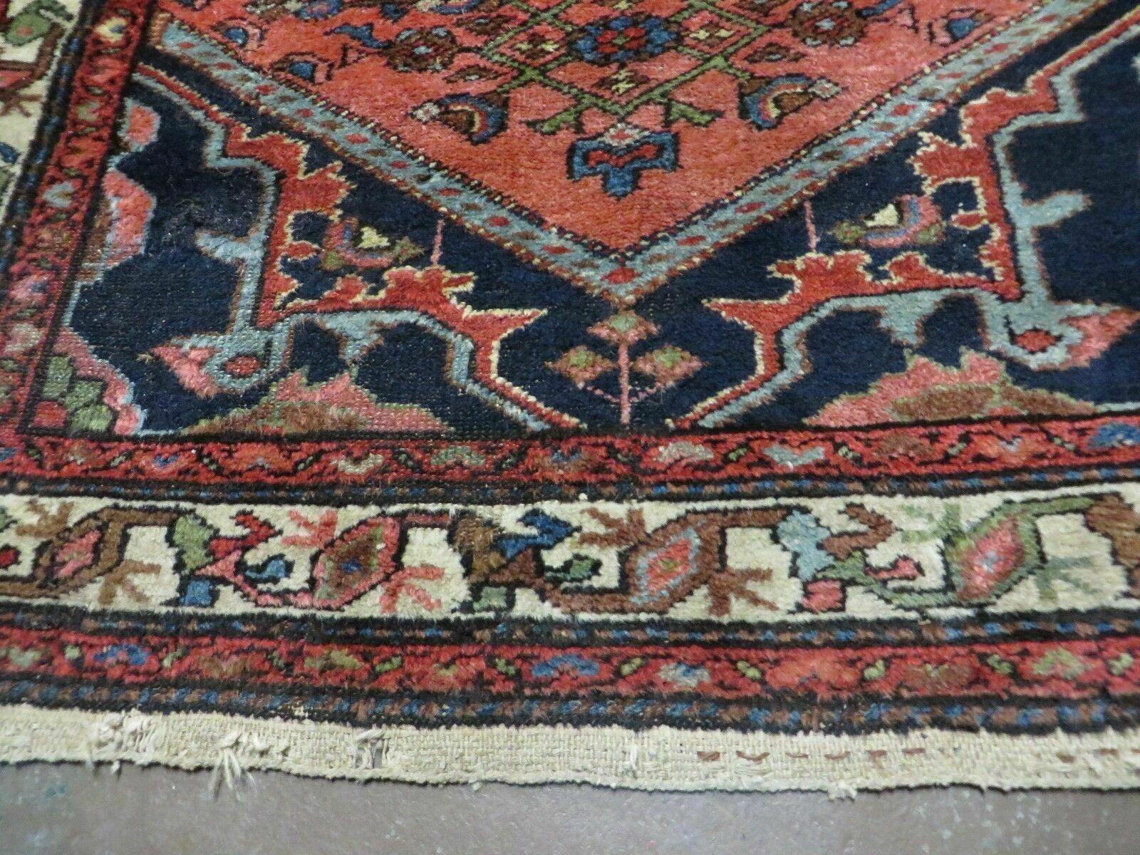 4' X 7' Handmade Turkish Wool Rug Veg Dyes Rusted Red Nice - Jewel Rugs