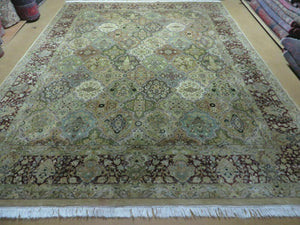8' X 10' Safavieh Handmade Pakistan Oriental Floral Wool Rug Hand Knotted Organic - Jewel Rugs