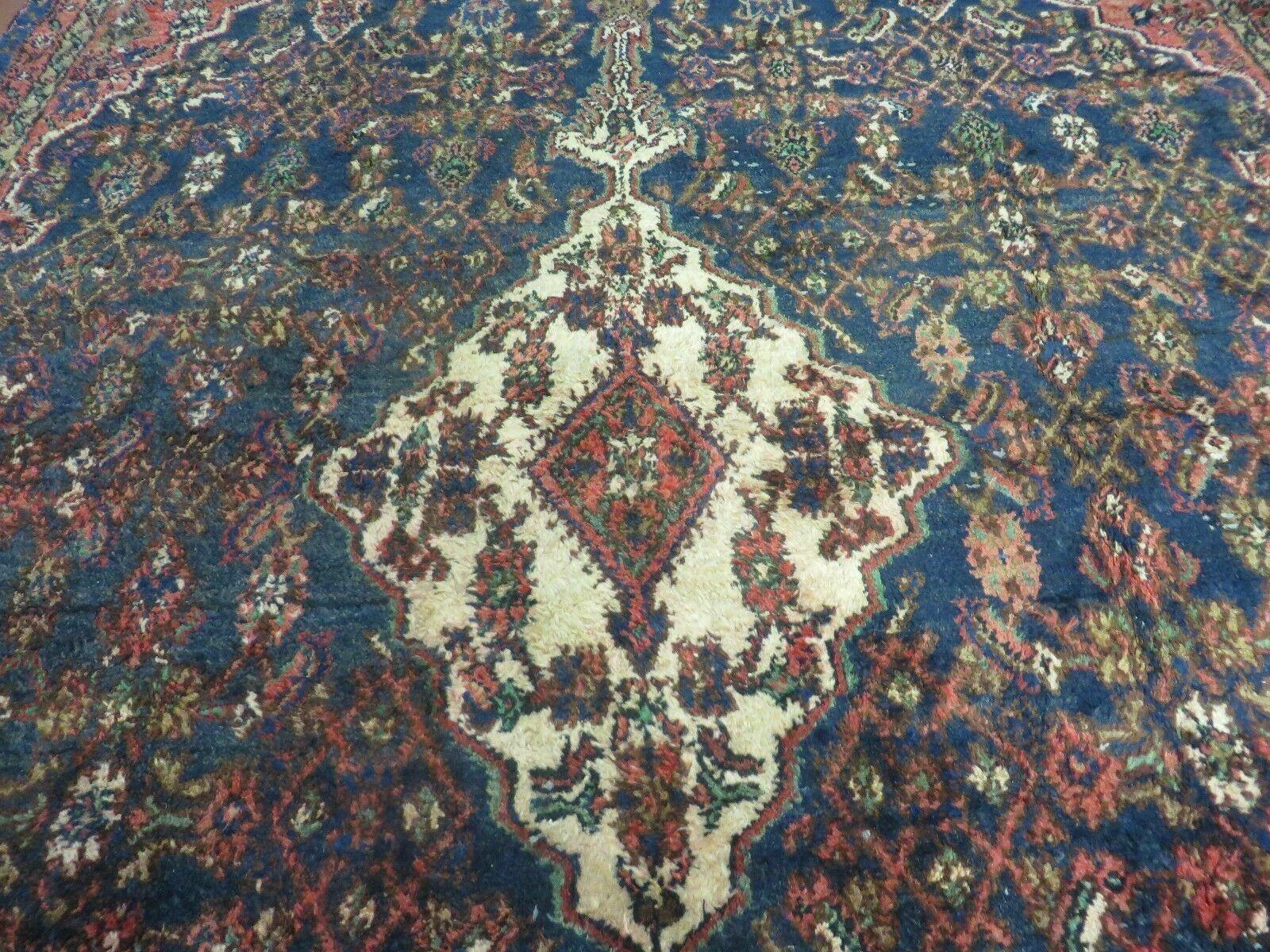 6' X 9' Antique Handmade India Floral Oriental Wool Rug Vegy Dye #628 - Jewel Rugs