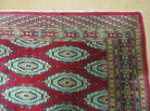 4' X 6' Vintage Handmade Bokhara Turkoman Pakistan Wool Rug Carpet Signed Nice - Jewel Rugs