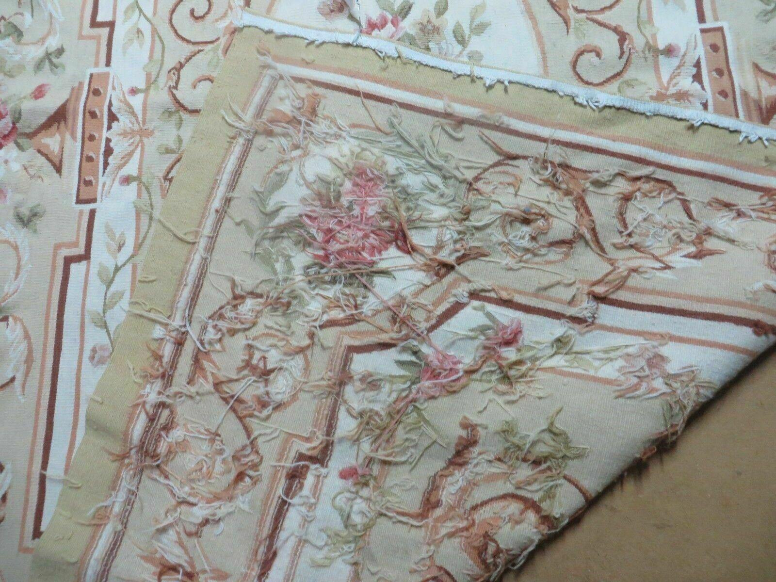 4' X 6' Handmade French Aubusson Weave Savonnerie Design Needlepoint Rug Nice - Jewel Rugs